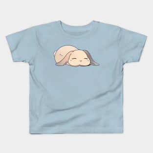 Sleeping Cream Lop Gradation Rabbit | Bailey Holland Lop Bunny  | Bunniesmee Kids T-Shirt